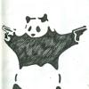 banksy panda sketch